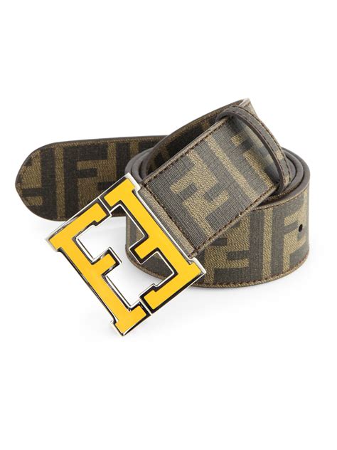 fendi college belt price|Fendi leather belts.